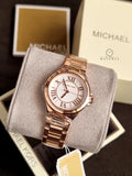 Michael Kors Stainless Steel Analog White Dial Women Watch-Mk7256