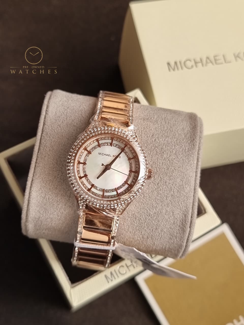 Michael Kors Outlet Sylvia Rose Gold Watch MK4656