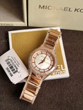 Michael Kors Outlet Sylvia Rose Gold Watch MK4656