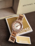 Michael Kors Outlet Sylvia Rose Gold Watch MK4656