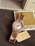 Michael Kors Outlet Sylvia Rose Gold Watch MK4656