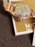 Michael Kors Women’s Quartz Rose Gold Stainless Steel Rose Gold Dial 40mm Watch MK7318
