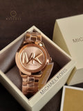 Michael Kors Women’s Quartz Rose Gold Stainless Steel Rose Gold Dial 40mm Watch MK7318