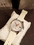 Lacoste Ladies Watch White Dial Silicon Strap 38mm Quartz Watch