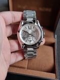 Michael Kors Men’s Chronograph Quartz Stainless Steel Silver Dial 42mm Watch MK5535