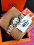 Tory Burch Women's Oval Stainless Steel Bracelet Watch TBw6037