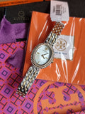Tory Burch Women's Oval Stainless Steel Bracelet Watch TBw6037