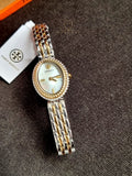 Tory Burch Women's Oval Stainless Steel Bracelet Watch TBw6037