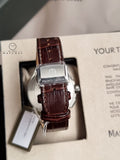 Maurice Lacroix Aikon Brown Leather Strap Silver Dial Chronograph Quartz Watch for Gents - AI1018-PVY11-132-1