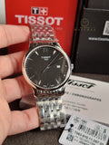 TISSOT Men’s Quartz Swiss Made Stainless Steel Black Dial 42mm Watch T063.610.11.057.00