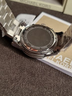 Michael Kors Silver Midsized Chronograph Ladies Watch MK5076