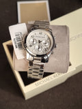 Michael Kors Silver Midsized Chronograph Ladies Watch MK5076