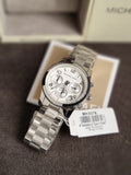 Michael Kors Silver Midsized Chronograph Ladies Watch MK5076