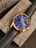 Lorus Sub Brand Of Seiko Gents Watch Blue Dial 40mm  Golden Casing Quartz Watch