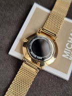 Michael Kors Women’s Quartz Gold Stainless Steel Gold Dial 38mm Watch MK4339 (without Tag )