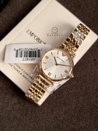 Emporio Armani Women’s Analog Stainless Steel Silver Dial 32mm Watch AR1877