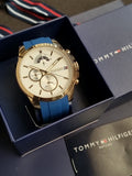 Tommy Hilfiger Men’s Quartz Analog White Dial 48mm Watch 1791353