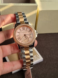 Michael Kors Everest Two-tone Stainless Steel Mother Of Pearl Dial Quartz Watch for Ladies - MK-7402