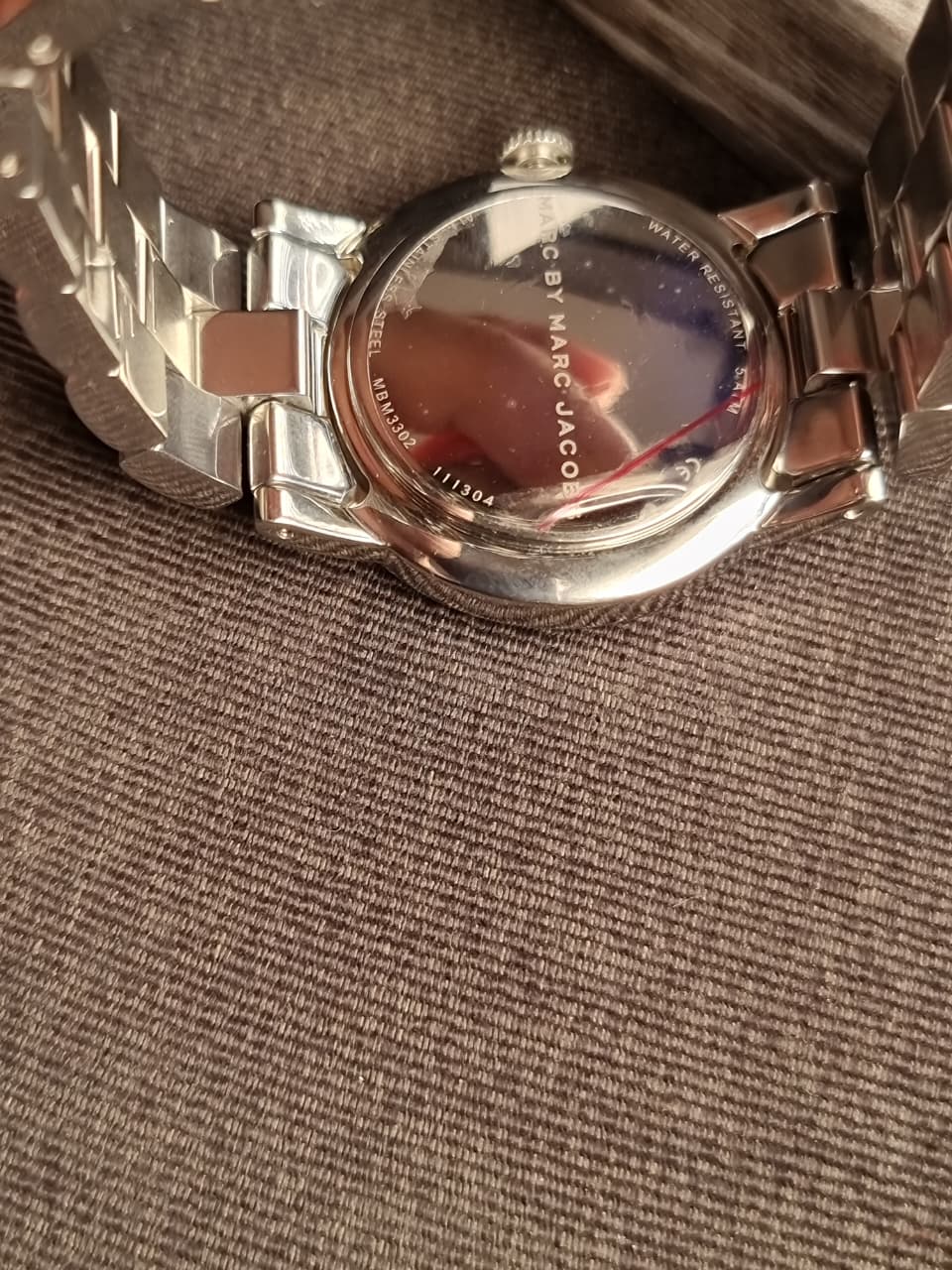 Marc by Marc Jacobs Women’s Quartz Stainless Steel Red Dial 36mm Watch MBM3302