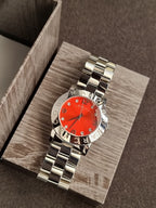 Marc by Marc Jacobs Women’s Quartz Stainless Steel Red Dial 36mm Watch MBM3302