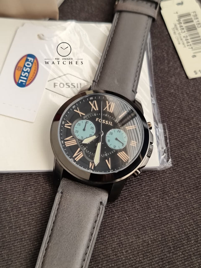 FOSSIL Grant Gunmetal Dial Men's Chronograph Watch FS5183 Main Image