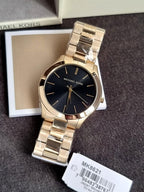 Michael Kors Men’s Quartz Stainless Steel Black Dial 44mm Watch MK8621