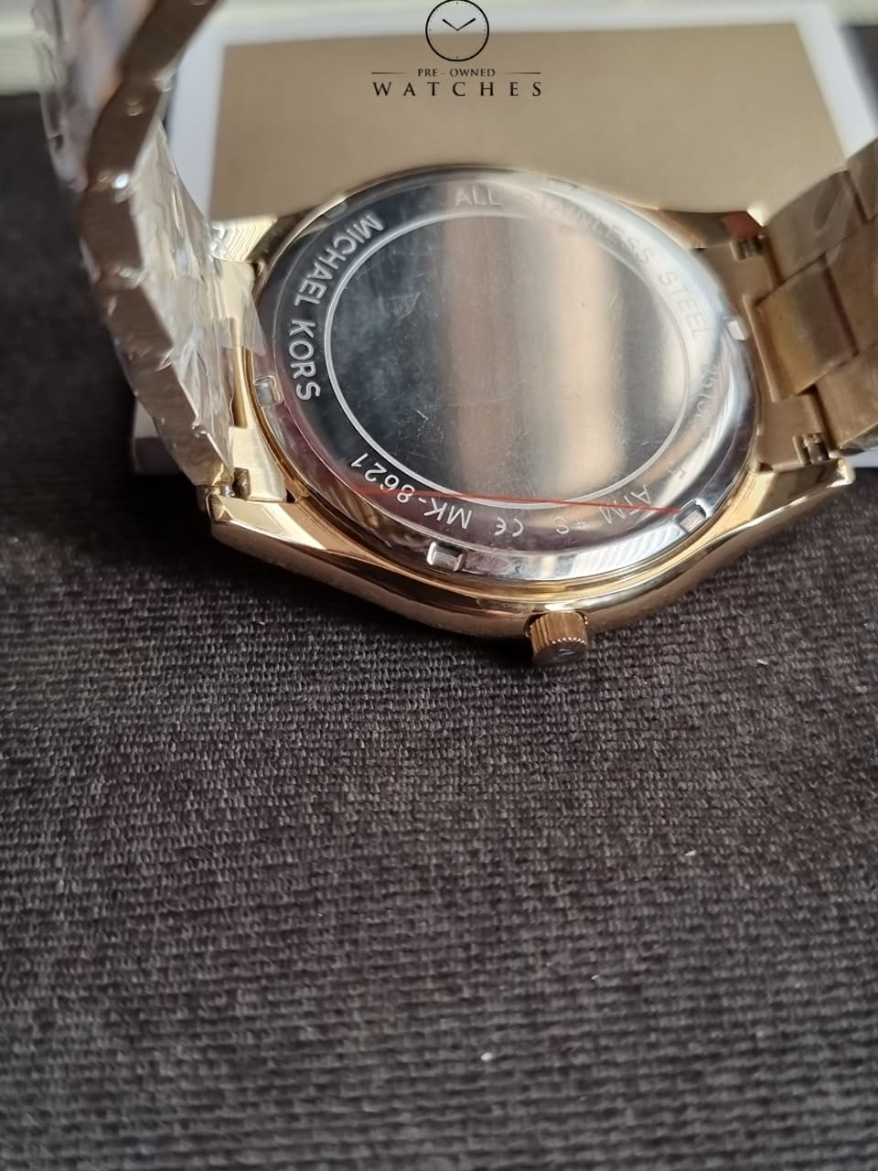 Michael Kors Men’s Quartz Stainless Steel Black Dial 44mm Watch MK8621