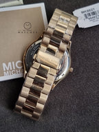 Michael Kors Men’s Quartz Stainless Steel Black Dial 44mm Watch MK8621