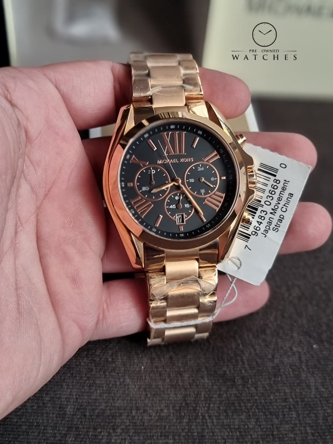 Michael Kors Bradshaw Stainless Steel Women's Watch MK5854 Hover Image