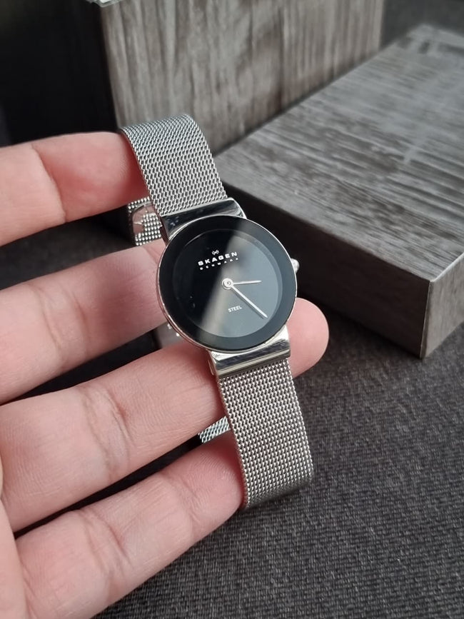 Skagen Ladies Watch 358SSSb 25mm Dial Quartz Watch Hover Image