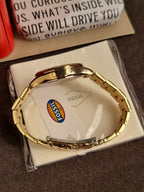 FOSSIL BQ3757 Ladies Rye Watch Golden Casing Black Dial Quartz Watch