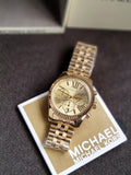 MICHAEL KORS Lexington Chronograph Champagne Dial Ladies Watch MK5556