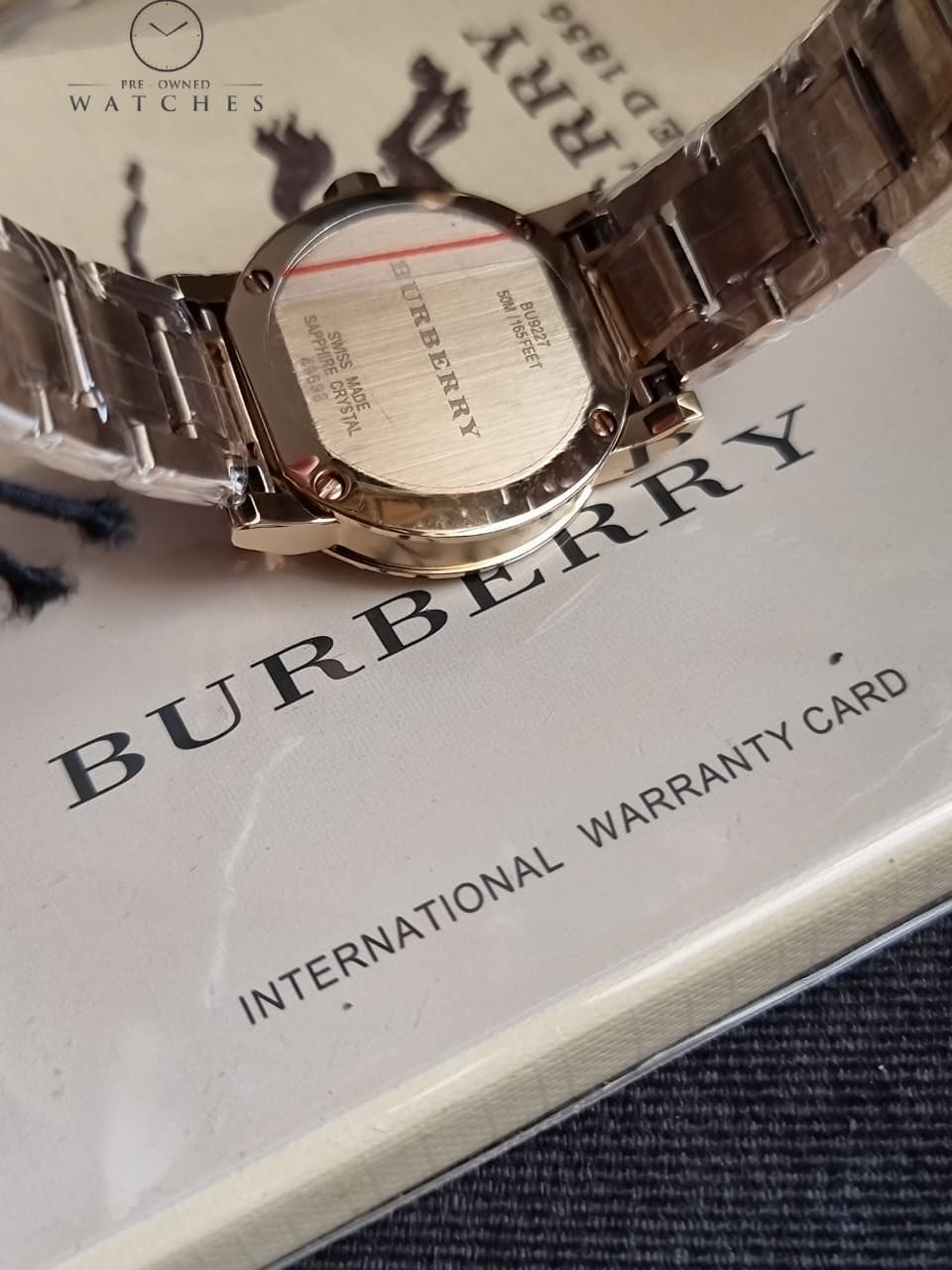BURBERRY The City Champagne Dial Gold-tone Ladies Watch BU9227