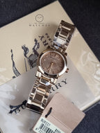 BURBERRY The City Champagne Dial Gold-tone Ladies Watch BU9227