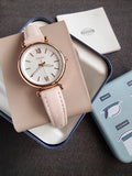 Fossil Women's Carlie Quartz Stainless Steel Three-Hand Watch Es4699