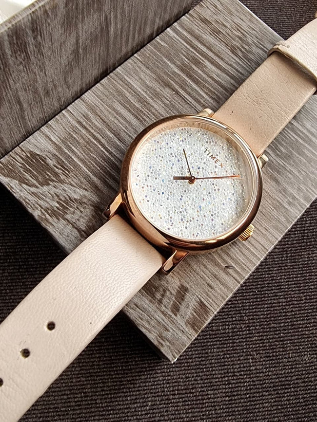 Timex Ladies Watch Rose Gold Casing Quartz Watch Main Image