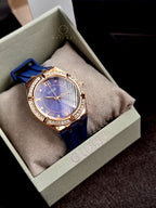 Guess Women’s Quartz Silicone Strap Blue Dial 36mm Watch GW0034L4