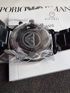 Emporio Armani Men’s Chronograph Stainless Steel MultiColour Dial 43mm Watch AR11471