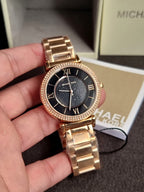 Michael Kors Analog Black Dial Women's Watch-MK3356