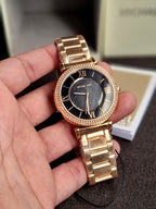 Michael Kors Analog Black Dial Women's Watch-MK3356