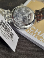 Michael Kors Women’s Quartz Stainless Steel Silver Dial 33mm Watch MK3476