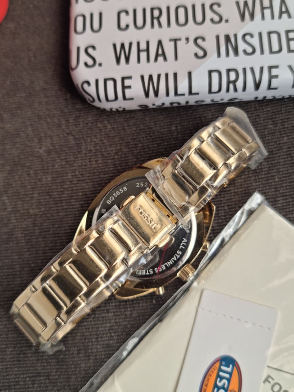 FOSSIL WOMENS VALE STAINLESS STEEL WATCH - BQ3658