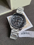 Michael Kors Men’s Quartz Stainless Steel Black Dial 45mm Watch MK8847