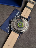 Tommy Hilfiger Men’s Quartz Black Leather Strap Black Dial 46mm Watch 1791984