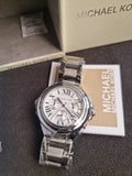MICHAEL KORS Camille Chronograph Silver Dial Stainless Steel Ladies Watch MK5719