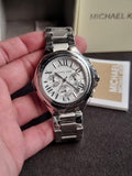 MICHAEL KORS Camille Chronograph Silver Dial Stainless Steel Ladies Watch MK5719