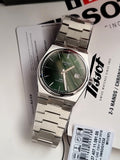 Tissot PRX Powermatic 80 Silver Stainless Steel Green Dial Automatic Watch for Gents - T137.407.11.091.00