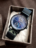 Ted baker Blue mesh Chain Blue Dial Cosmograph Quartz Watch