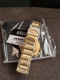 HUGO BOSS Allusion Gold Stainless Steel Gold Dial Quartz Watch for Ladies - 1502415