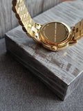 Marc Jacobs Marci Gold Dial Gold Steel Strap Watch For Women - MBM3174